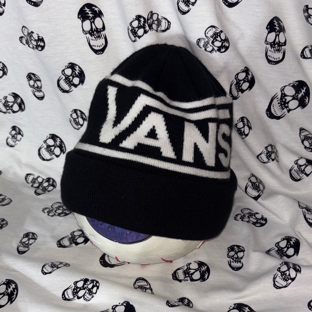 Vans Black and White Beanie